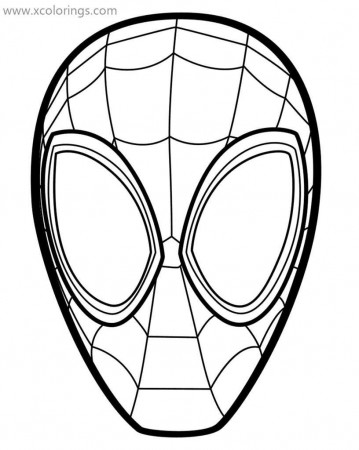 Miles Morales Coloring Pages Spiderman ...