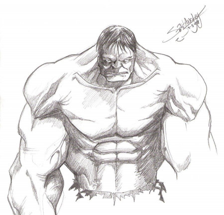 Hulk sketch by LangleyEffect on deviantART