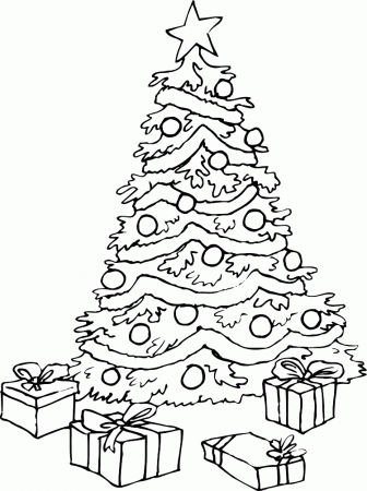Christmas » Christmas Angel and Star printable coloring pages 