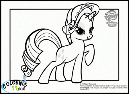 My Little Pony Printable Coloring Pages - Free Coloring Pages For 