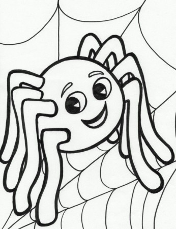 Cute Spider Coloring Pages Free Cute Spider Coloring Pages Free 