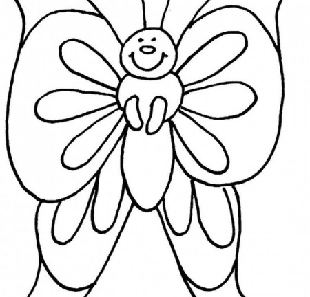 The Butterfly Was Threatens Coloring Page - Kids Colouring Pages