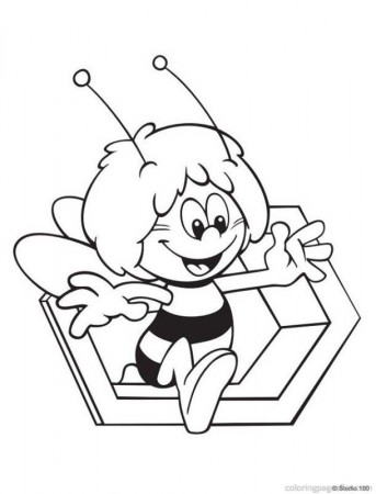 Maya The Bee Coloring Pages 30 | Free Printable Coloring Pages 