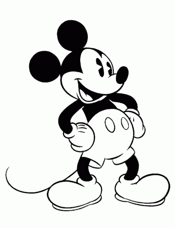 Mickey Mouse Coloring Pages For Your Kid | Free Printable Coloring 