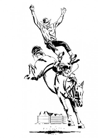 Coloring page Rodeo - img 13219.