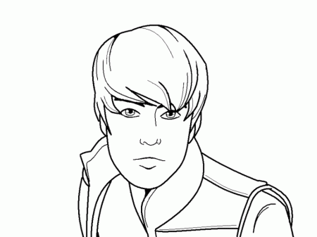 Coloring Pages Justin Bieber 392 | Free Printable Coloring Pages