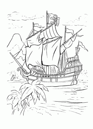 Pirate Coloring Pages