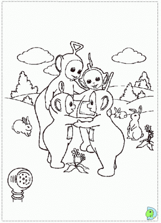 teletubbie Colouring Pages (page 3)