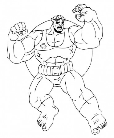 tree Hulk h Colouring Pages (page 3)