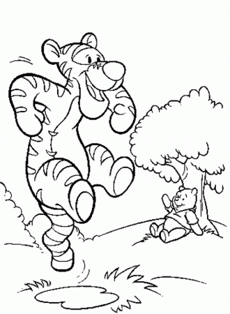 Download Tigger Jumps Ups And Down With His Spring Tail And Winnie 