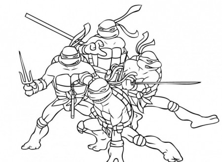 Ninja Turtles Coloring Pages Ninja Turtle Coloring Pages 238101 