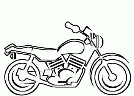 Cool Motorcycle Coloring Pages For Kids | Laptopezine.