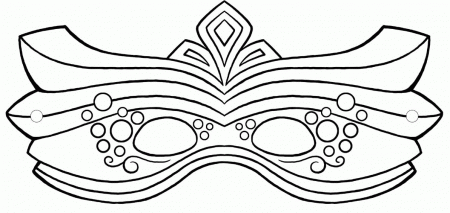 Download Mardi Gras Mask With A Great Coloring Page Or Print Mardi 