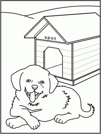 FREE Printable Dog Coloring Pages - great for kids, teachers and 