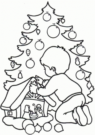 Christian Christmas Coloring Pages For Kids | Download Free 