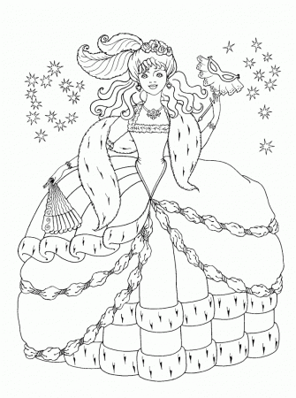 coloring-pages-for-kids-princess-4 | COLORING WS