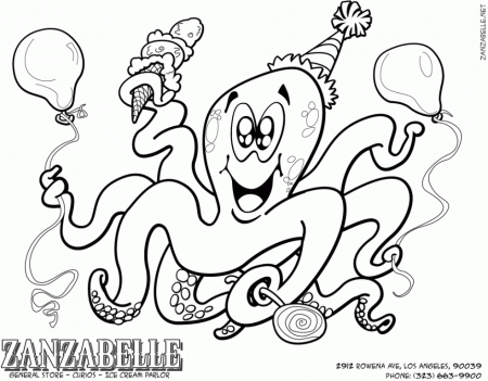 Pdf Acrobat Version Of Octopus Coloring Page Id 18902 145695 