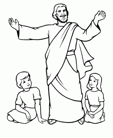 Christmas Coloring Pages of Peter of Bible Pages to Color | Coloring