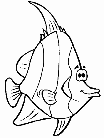 Printable Fish 6 Animals Coloring Pages - Coloringpagebook.com