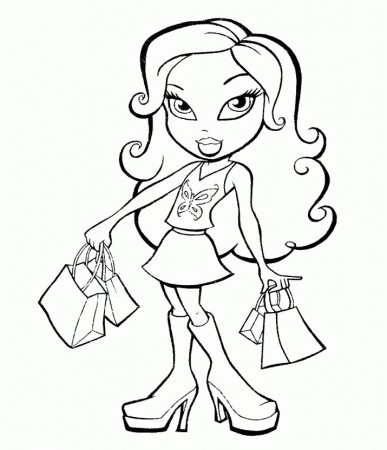 Baby Bratz Coloring Pages | Free coloring pages