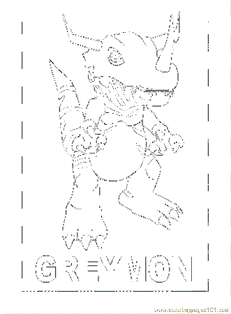 coloring page digimon pages - Quoteko.