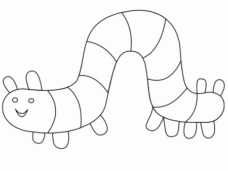 Caterpillar3 Animals Coloring Pages & Coloring Book