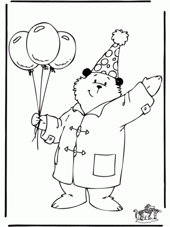 Um Urso Chamado Paddington para Colorir e Imprimir | Desenhos para 