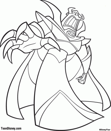 Buzz Lightyear Zurg Coloring Pages - Free Printable Coloring Pages 