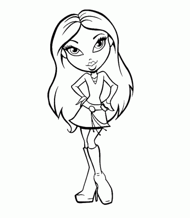 The Bratz Coloring Pages - Free Printable Coloring Pages | Free 
