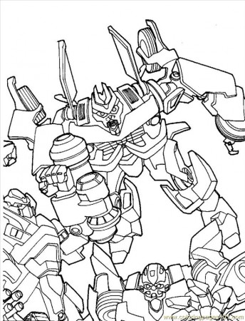 Coloring Pages Transformers 06 (Cartoons > Transformers) - free 