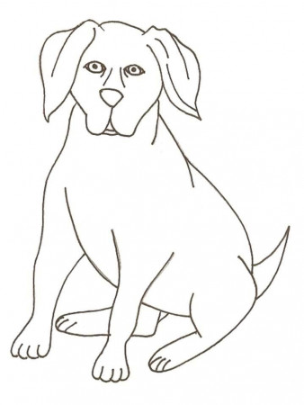 Big Dog Coloring Pages