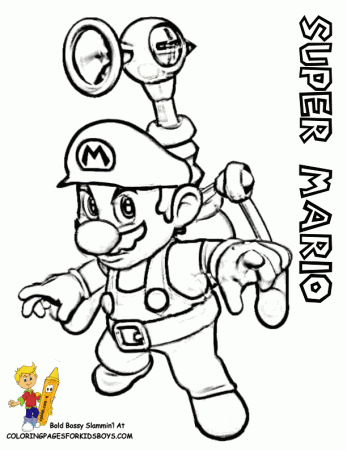 Super Mario Coloring | Super Mario |Free | Yoshi |Coloring Mario 