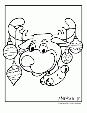 圖片:cartoon reindeer coloring pages | 精彩圖片搜