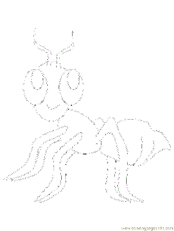 Coloring Pages Ants (Insects > Ants) - free printable coloring 
