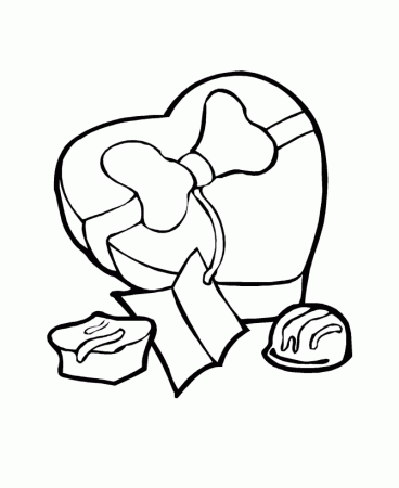 Valentine's Day Candy Hearts coloring page | Coloring Pages