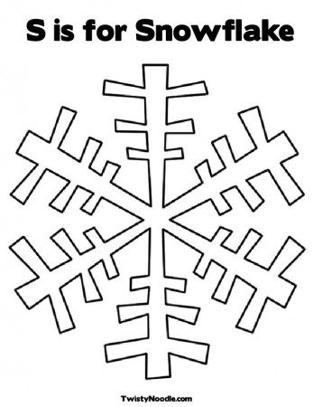 33 Snowflake Coloring Pages | Free Coloring Page Site