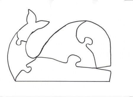Artica Whale Puzzle Pattern