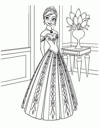 Coloring Online Frozen | Free Coloring Online