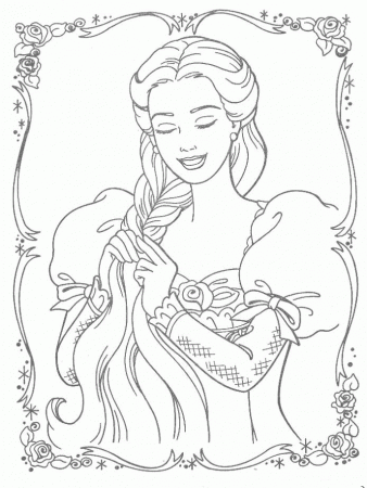 lisovzmesy: coloring pages disney princesses belle