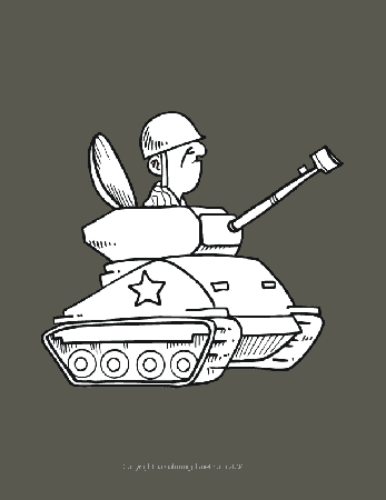 cartoon tank printable coloring in pages for kids - number 911 online