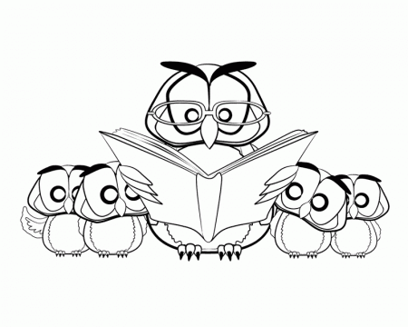 owl babies Colouring Pages
