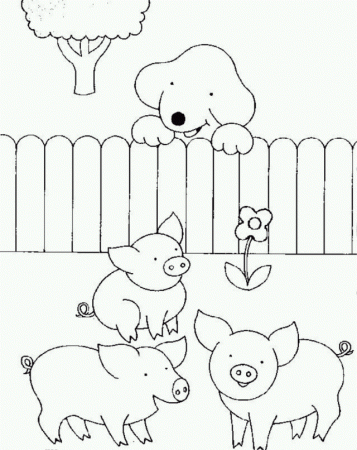 Pigs Spot The Dog Coloring Page Coloringplus 294799 Spot The Dog 