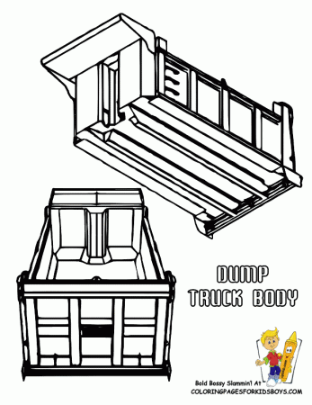 Dump Truck Coloring Pages |Dump Trucks | Free | Construction 
