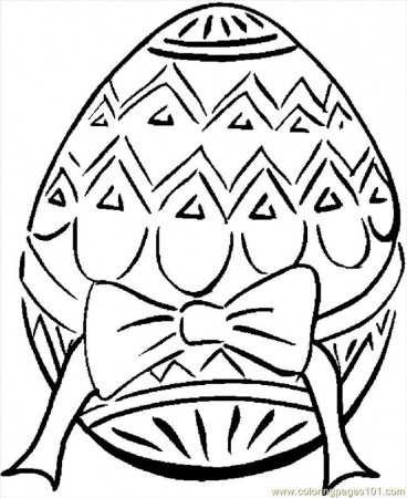 printable coloring page easter egg entertainment holidays 