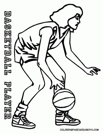 Girls Basketball Coloring | Girls Basketball |WNBA Basketball West 
