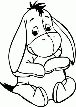 Eeyore | Coloring pages for the grandchildren