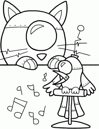 Robot Coloring Pages For Kids Free Printable Coloring Sheets 