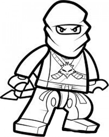 Ninja Warrior Coloring Pages For Kids