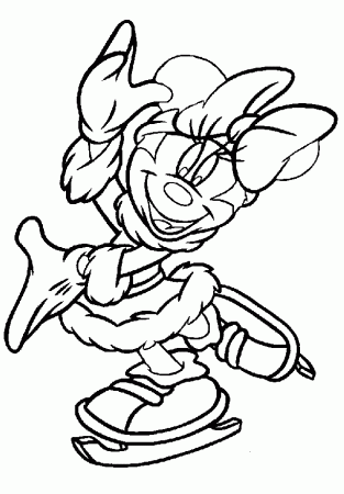 Minnie Mouse Coloring Pages