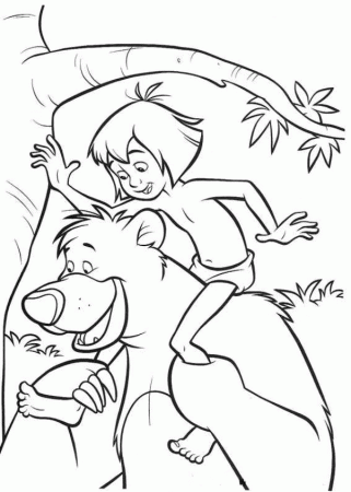 Free Printable Jungle Book Coloring Pages